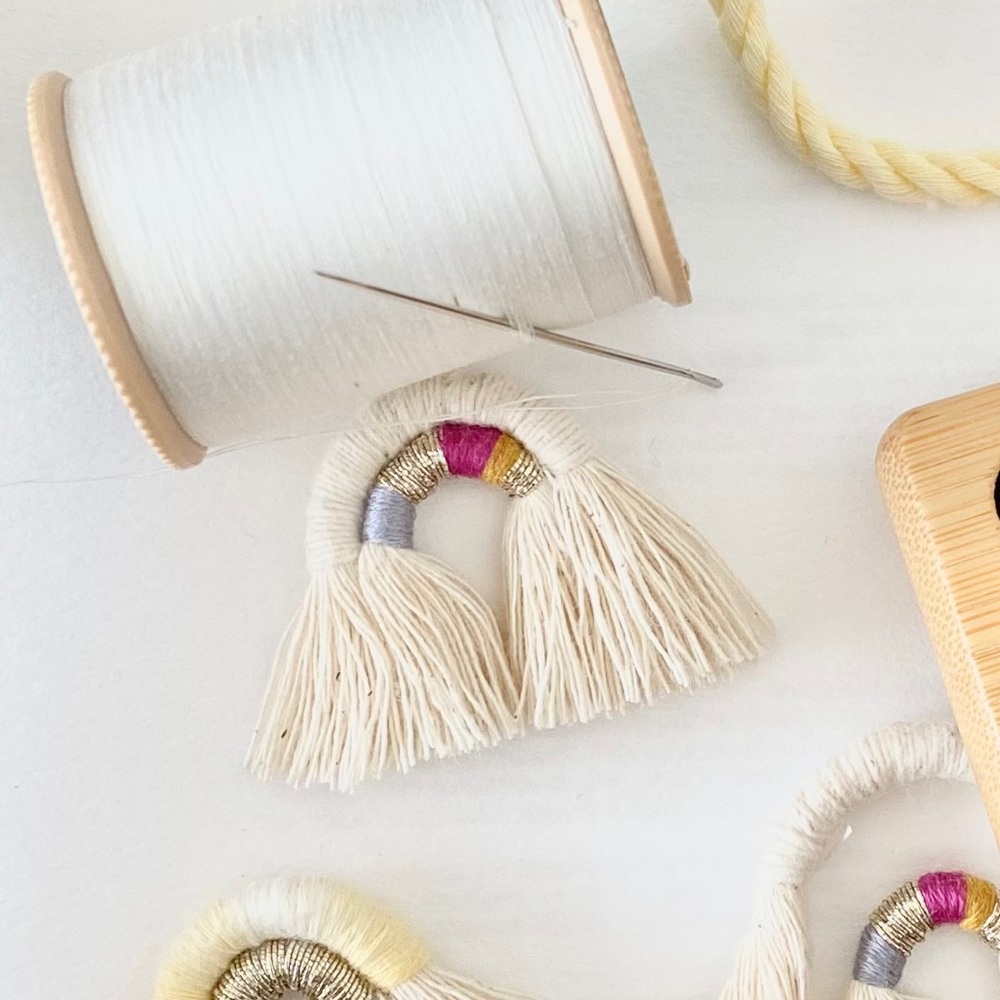 ✨handmade✨ rainbow earrings